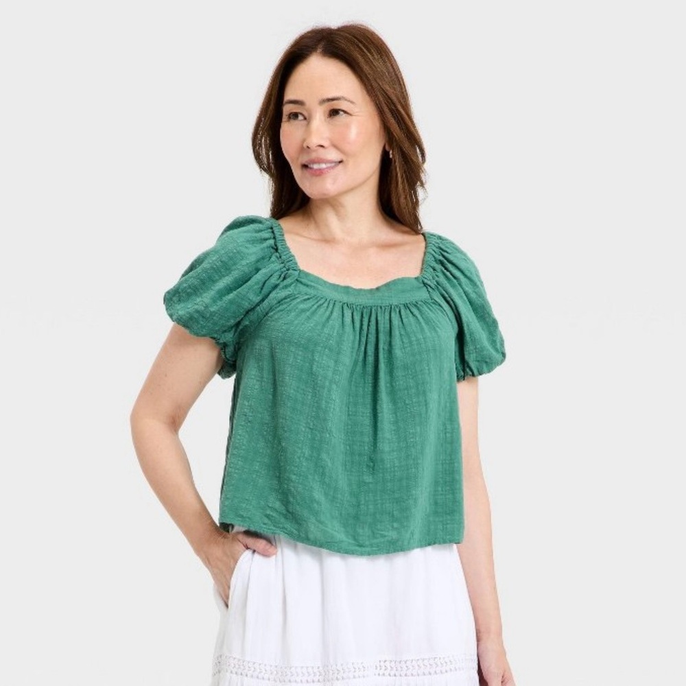 Universal Thread Puff Sleeve Blouse - Size Small NEW!